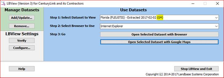 Step 2 –Select which installed browser you wish to use.